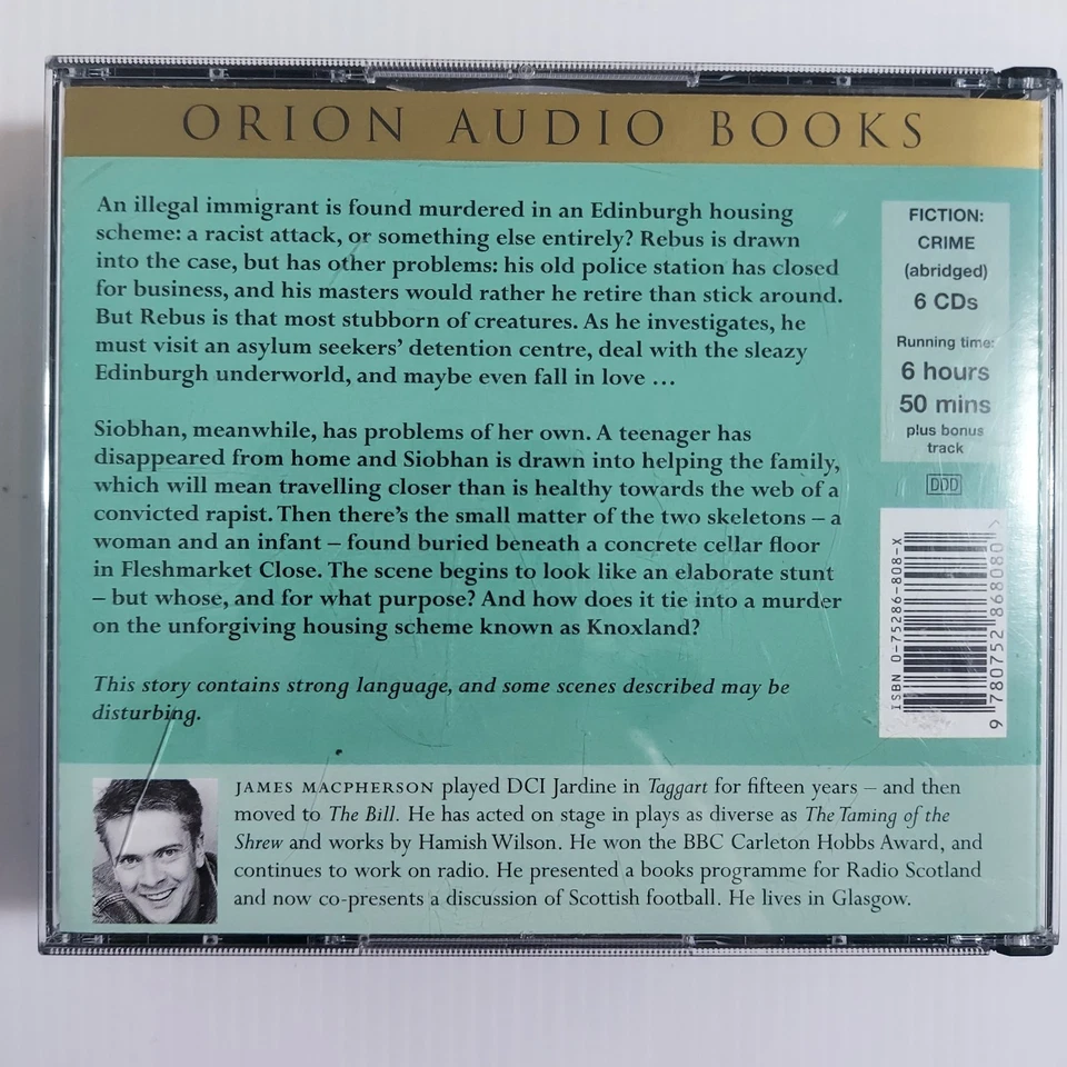 AudioBook Crime Ian Rankin Fleshmarket Close Rebus Thriller 6CD James Macpherson - Image 2 of 4