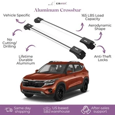 ERKUL Roof Rack Cross Bars Fits Kia Seltos 2021-2025 Aluminum Lockable OPEN-BOX