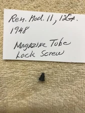Remington Mod 11 12 ga (1948) gun parts, Magazine lock screw.