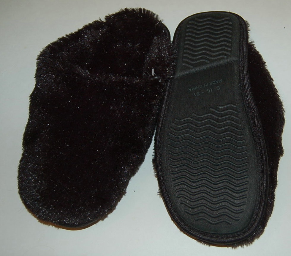 fuzzy slip ons
