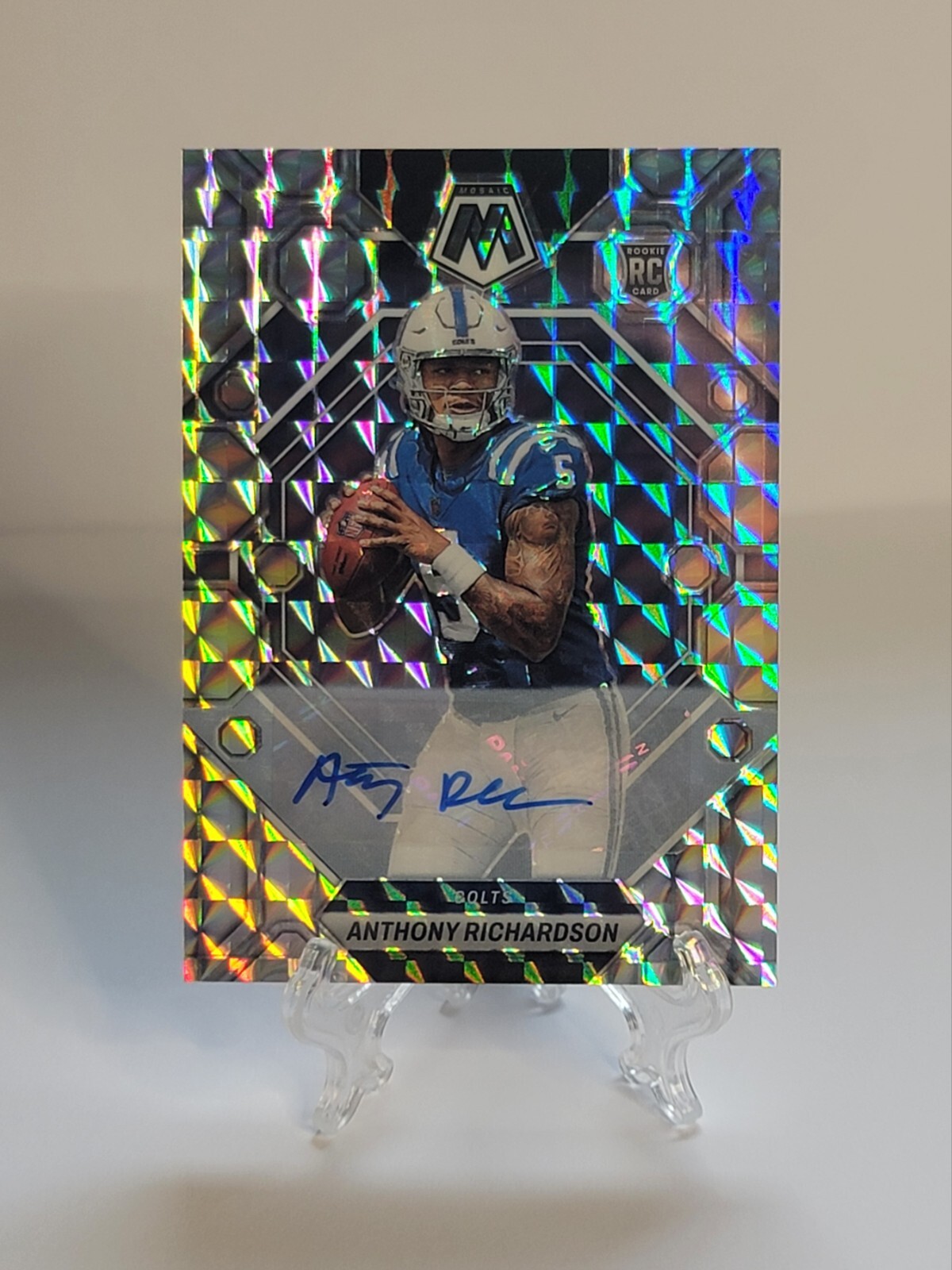 2023 Mosaic Anthony Richardson Mosaic Prizm Rookie Auto Autograph RC #282 Colts