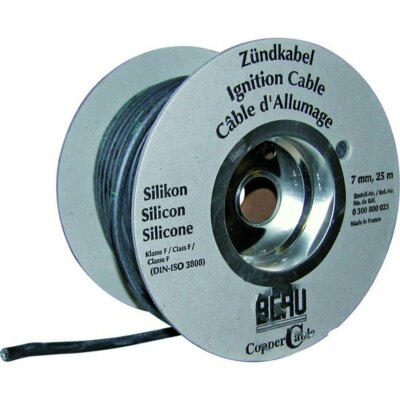 Motorrad Zündkabel SILIKON 7.0 schwarz silicone ht lead 7.0mm 