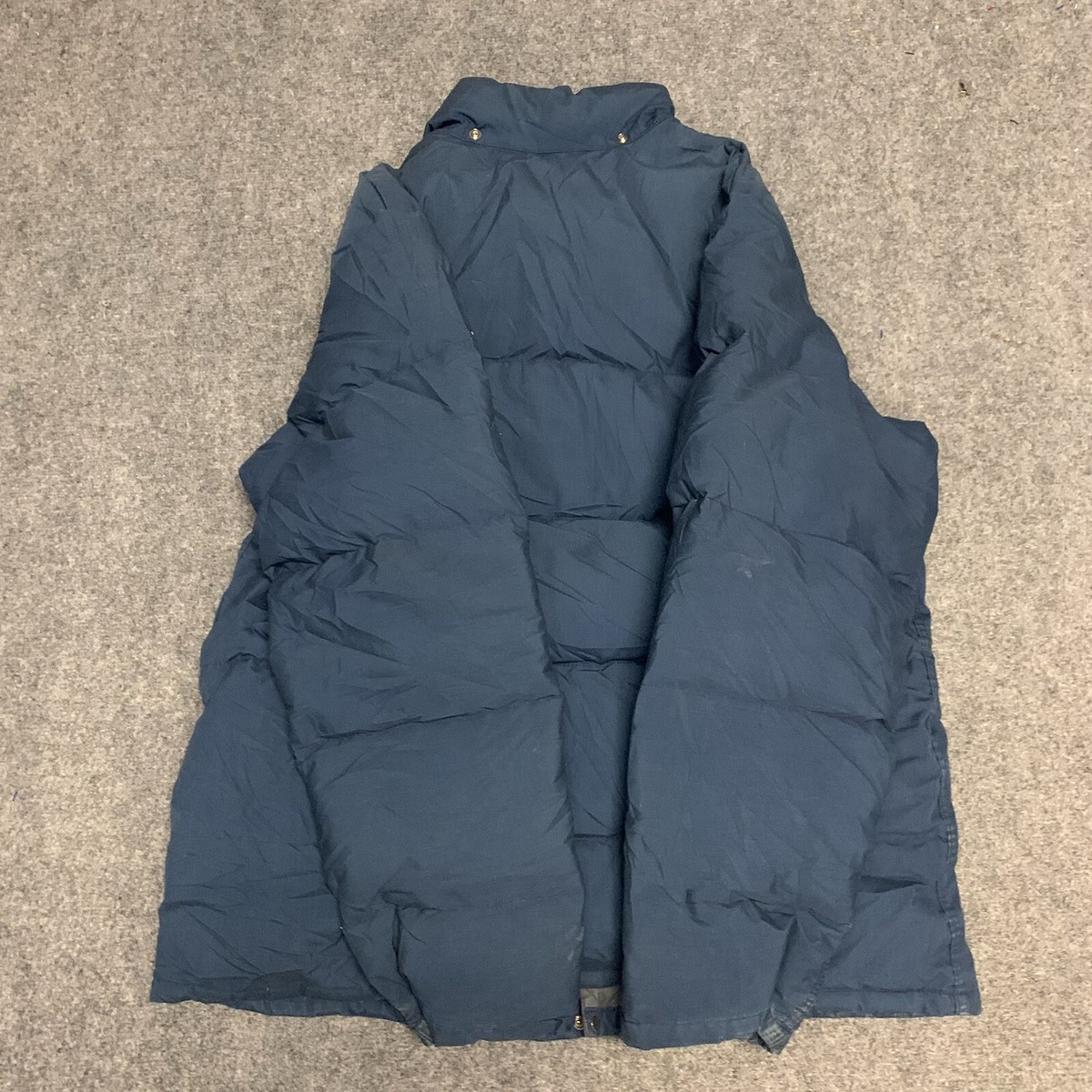Vintage The North Face 90s Quilted Down Puffer Jacket Size XL Blue