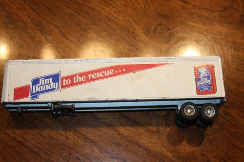 ERTL JIM Dandy To The Rescue Dog Dinner Metal Semi Truck Trailer Only