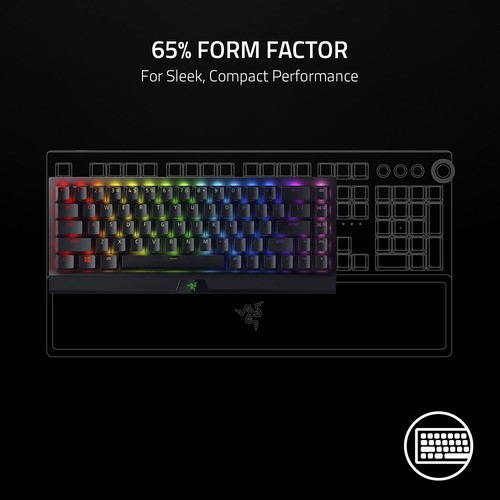 Razer BlackWidow V3 Mini Hyperspeed Yellow Switch US Layout - Bild 2 von 7