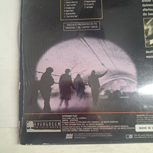 A DAVID LYNCH production : NADJA on Laserdisc LD Widescreen Edition - Picture 5 of 7