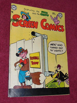 ORIGINAL NOV. 1953 DC ''REAL SCREEN COMICS'' featuring ''THE FOX & THE CROW'' #68
