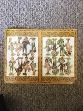 Vintage Mamelok Press Ltd Victorian Embossed Die Cut Paper England A11, A15, A16