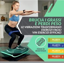 PEDANA VIBRANTE BASCULANTE PER FITNESS MASSAGGIO PROFESSIONALE