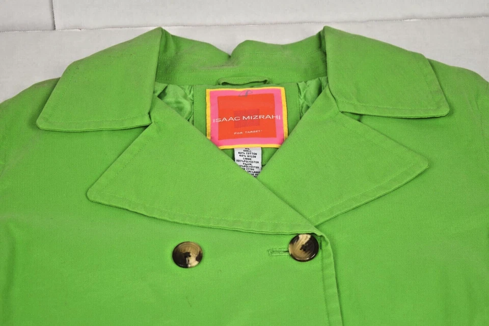 Chaquetón vintage Isaac Mizrahi Target talla XL 00s forro acolchado verde lima Foto 4 de 4