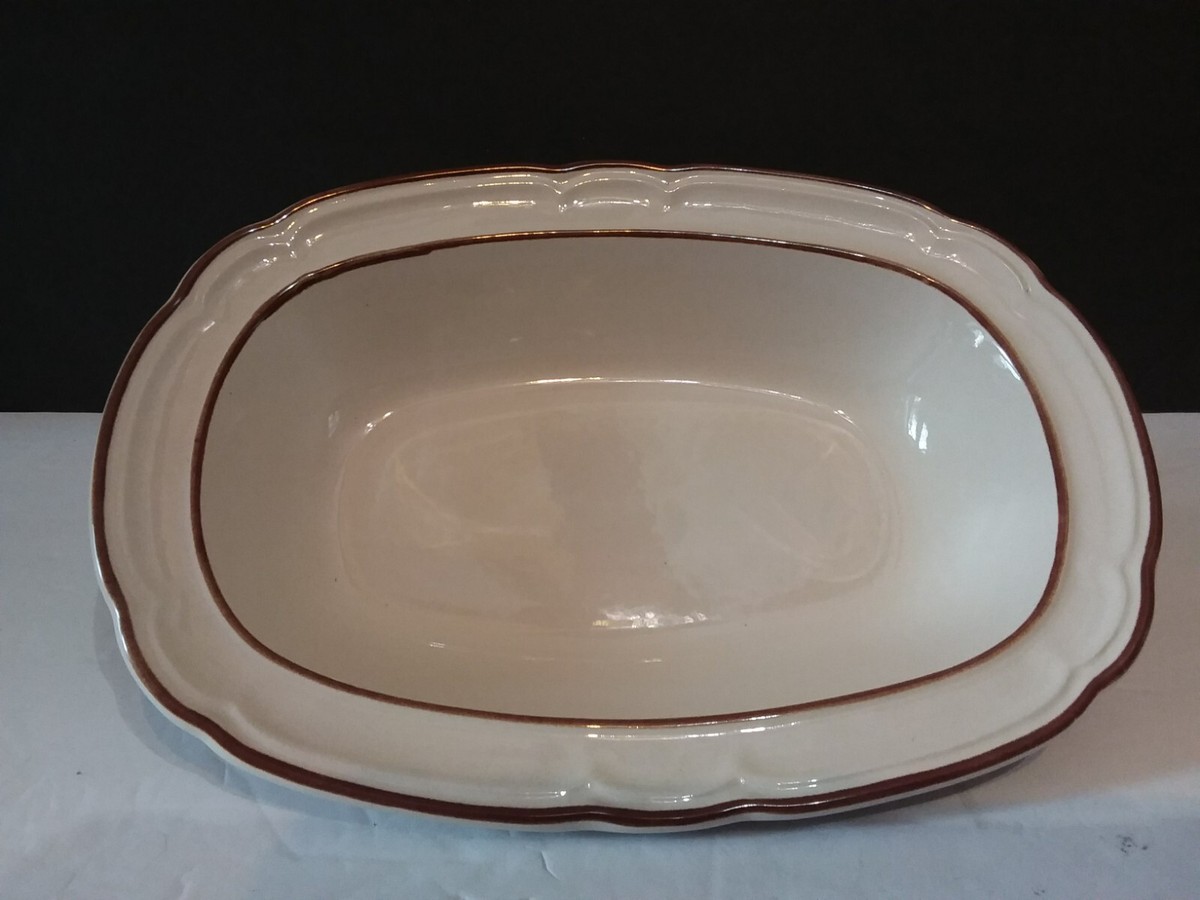 Vintage Cumberland Stoneware Mayblossom Oval Serving Dish Japan