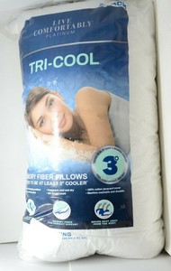 tri cool memory fiber pillow