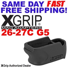 X-Grip XGGL26-27CG5 for Glock26-27Gen5 fits Glock19-23 Magazine SAME DAY FAST SH