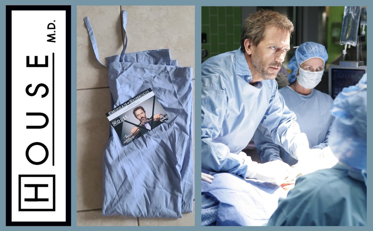 HUGH LAURIE: Dr. House MD scrub pants w/Studio COA | eBay