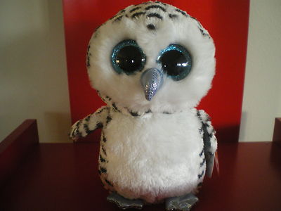 Ty Beanie Boos LUCY the owl inch Justice