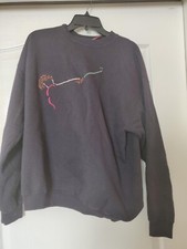 Cross Creek Made in the USA Size XL Vintage Golf Sweatshirt Black