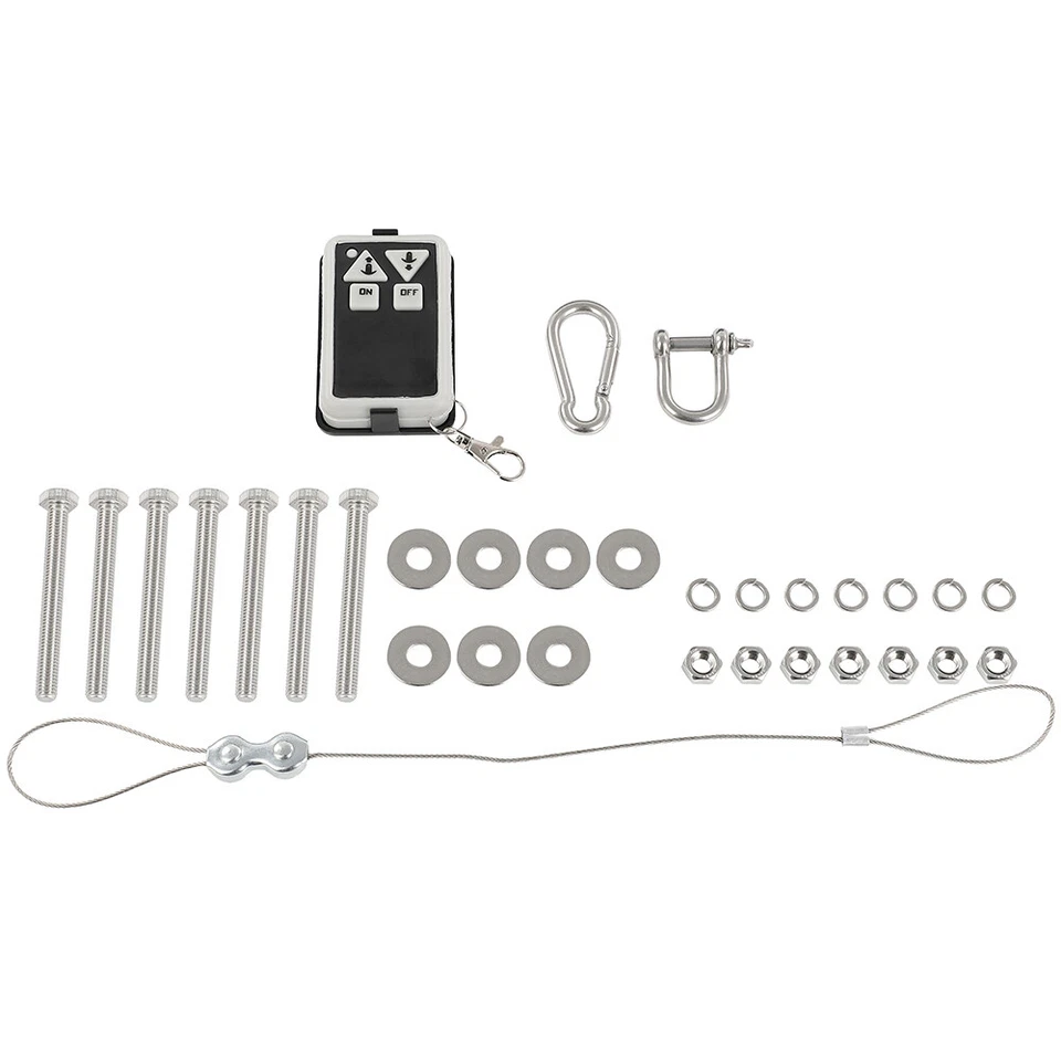 25 LBS Boat Electric Anchor Winch With Remote Wireless Control Marine Saltwater - Image 2 of 4