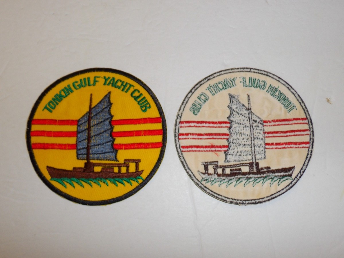 Us Navy Tonkn Gulf Yacht Vetnam War Army Mltary Embrodered Patch
