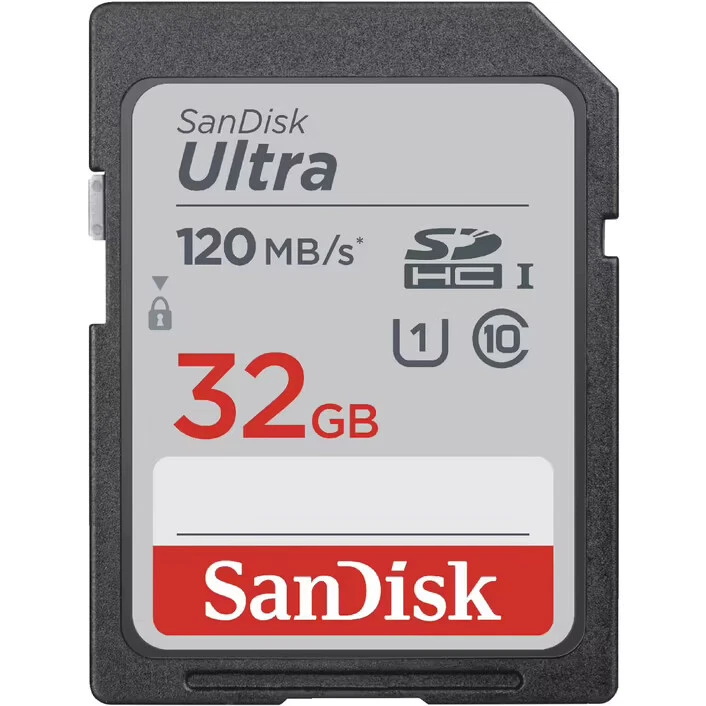 SanDisk Ultra 32GB SDHC UHS-I C10 UHS-I 120MB/s SD Memory Card - Image 1 of 1