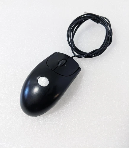 🖱️ Logitech R250 Optical Maus Schwarz PS/2 + USB – getestet & funktionsfähig