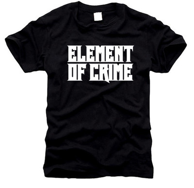 Element of Crime - Herren-T-Shirt, Gr. S bis XXXXL
