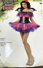 Forum Novelties- Fantasy Fairies -  Poppy Fairy Costume - Women's One Size.