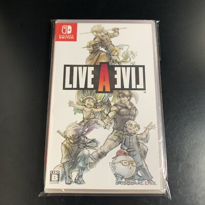 Unopened SW Live A Live Nintendo Switch Square Enix Sealed RPG JP