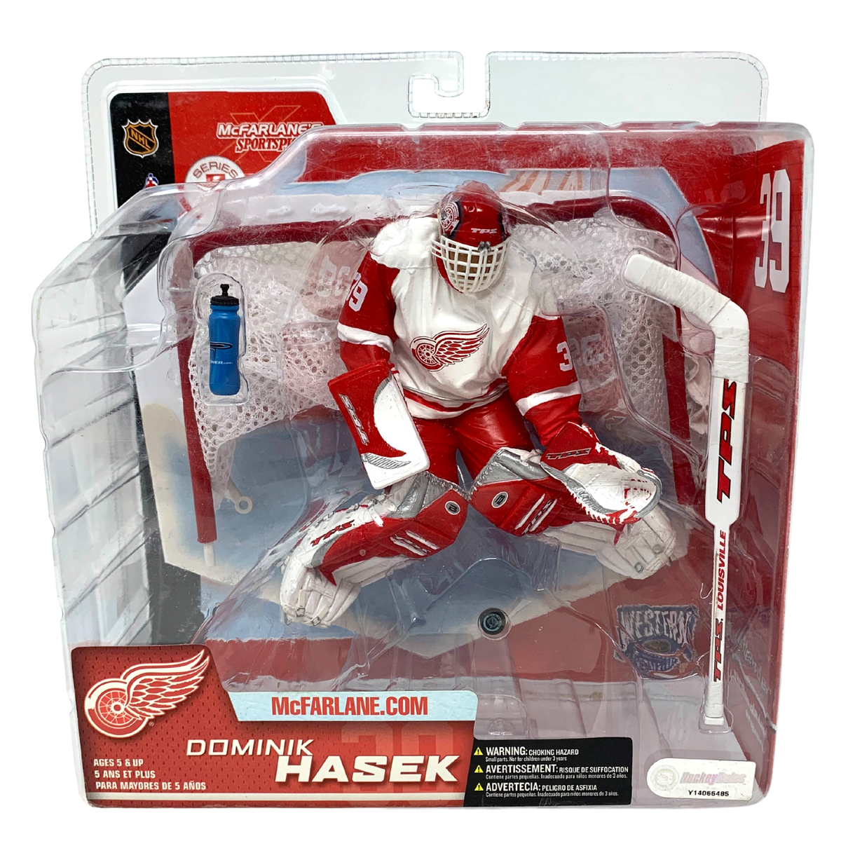 Mcfarlane NHL Dominik Hasek Detroit Red Wings Chase White Jersey