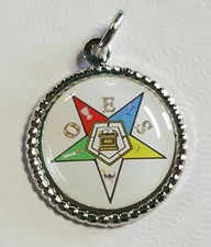 ORDER OF EASTERN STAR Charm OES 