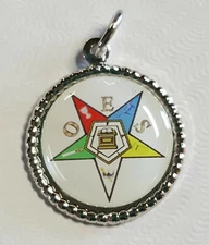 ORDER OF EASTERN STAR Charm OES 
