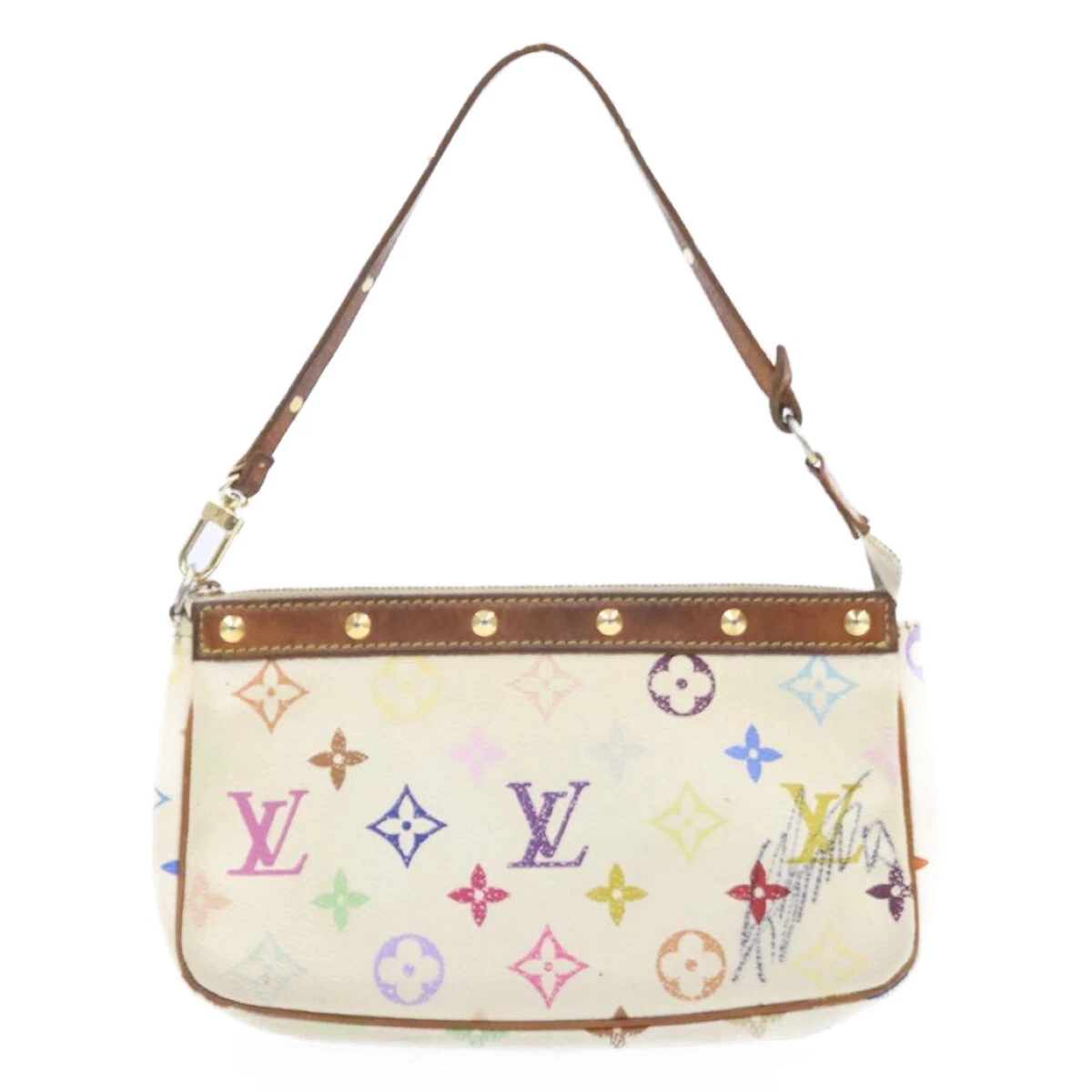 Louis Vuitton Pochette Monogram Multicolore White - US