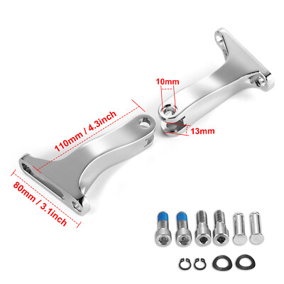 Chrome Floorboard Kit For Harley Touring Models 2014-2023 – Front & Rear Set With Levers