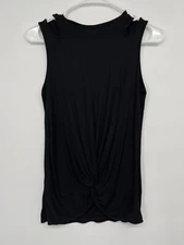 SHEIN Black Tank top with shoulder peak hole Small