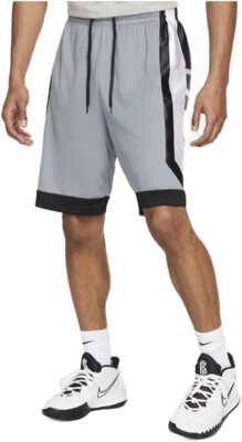 Nike Elite Dri-Fit Basketball Shorts Cool Grey/Black/White Men's