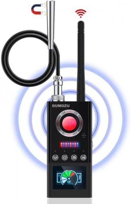 LONGYI Bugdetector, Cameradetector voor Het Opsporen van Verborgen Camera's en Hidden Camera's, met HD LED-display, tot 10 uur Gebruiksduur, Ideaal voor Hotels, Thuis, op Kantoor