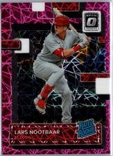 2022 Panini Donruss Optic #68 Lars Nootbaar Pink Velocity Prizm /249 Cardinals