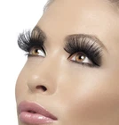 70s 80s False Eyelashes Fancy Dress Party Black Lashes by Smiffys ref 32330