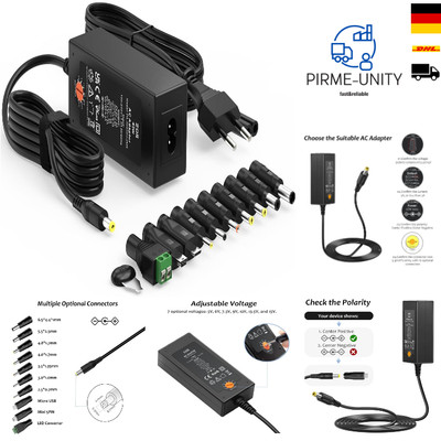 Zolt 45 W Universal Power Supply AC/DC, 5-15V, 3A, 10 Plugs