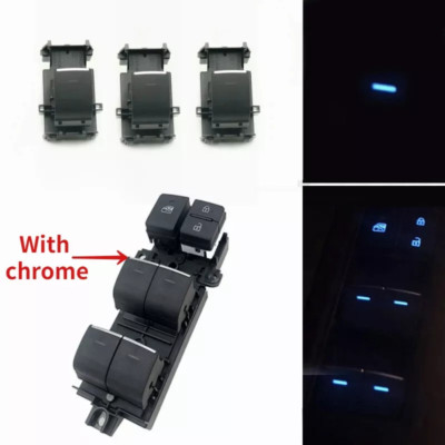 Ice Blue Power Window Switch Panel Button For Toyota Karis Yaris Corolla Cross
