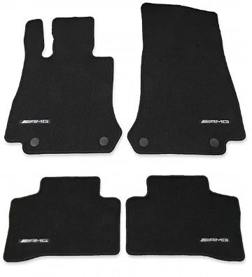 New Genuine MERCEDES BENZ C253 AMG Black Velour Carpet LHD 