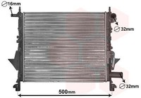 VAN Wezel 43002217 KüHler, MotorküHlung FüR Renault