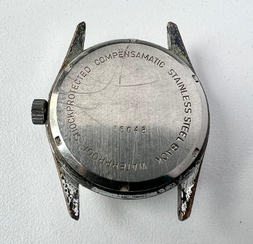 Reloj Automático Hombre Nivada Compensamatic Cal 1802 Vintage Esfera Beige 17 Joyas - Imagen 7 de 7