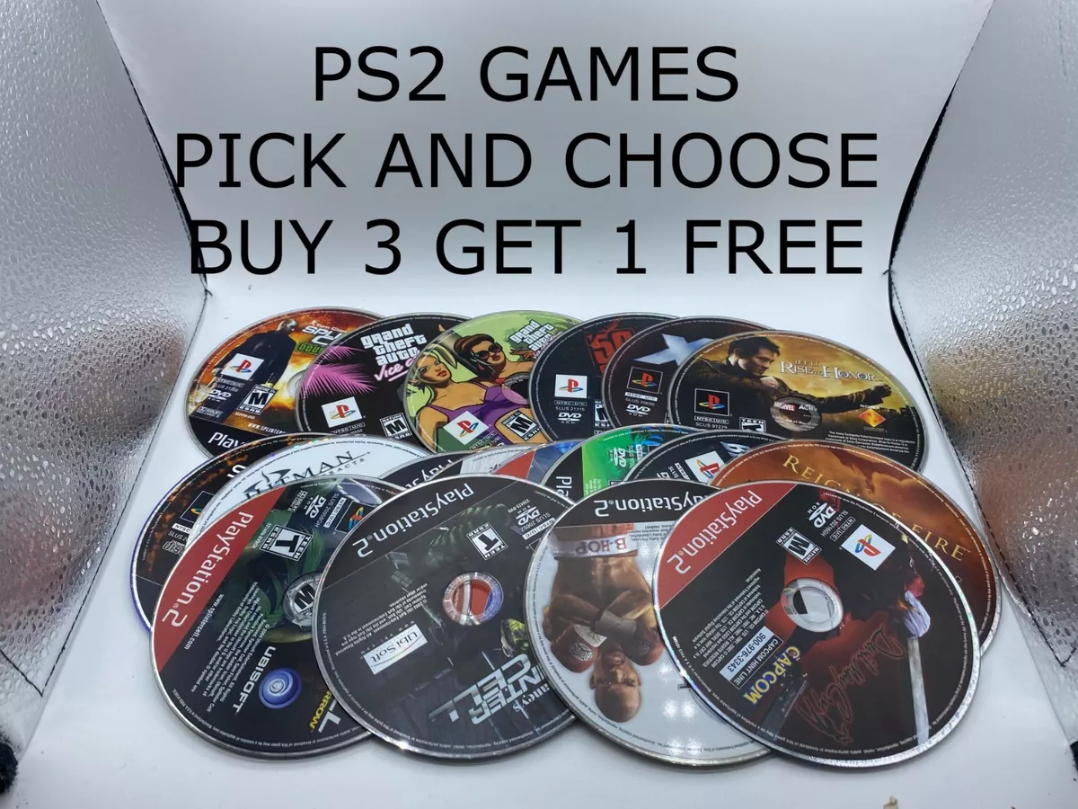 PlayStation 2 (PS2) Games - Pick & Choose Selection Lot (Shooter, Sports &  More)