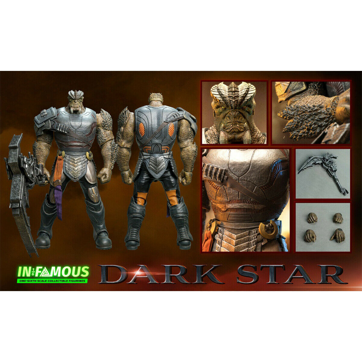 IN-FAMOUS 1/6 Dark Star 未開封新品 IF003 Amazon | IN-FAMOUS 1/6スケールアクションフィギュア Dark Star