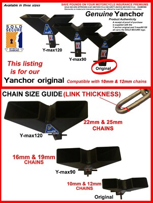 Motorcycle Motorbike Insurance Approved Security Anchor Yanchor (original)