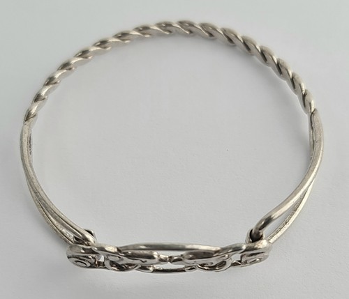 Brazalete de delfín celta de plata de ley 925 de Edimburgo de colección 1998 totalmente sellado - Imagen 3 de 8