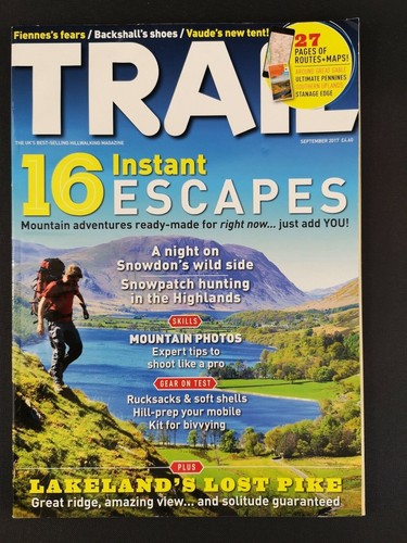 TRAIL Magazine UK's Best Hill Walking Magazine Sept 2017 Lakeland Snowdon