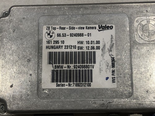 2011 BMW 535 REAR SIDE VIEW CAMERA CONTROL MODULE 9240988 - Picture 6 of 6