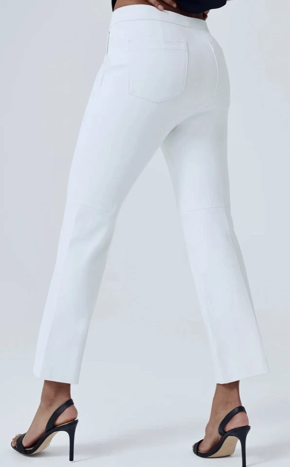 Pantalones al tobillo SPANX On The Go Kick acampanados blancos modeladores para mujer Petite XS S M L XL 1X Foto 2 de 4