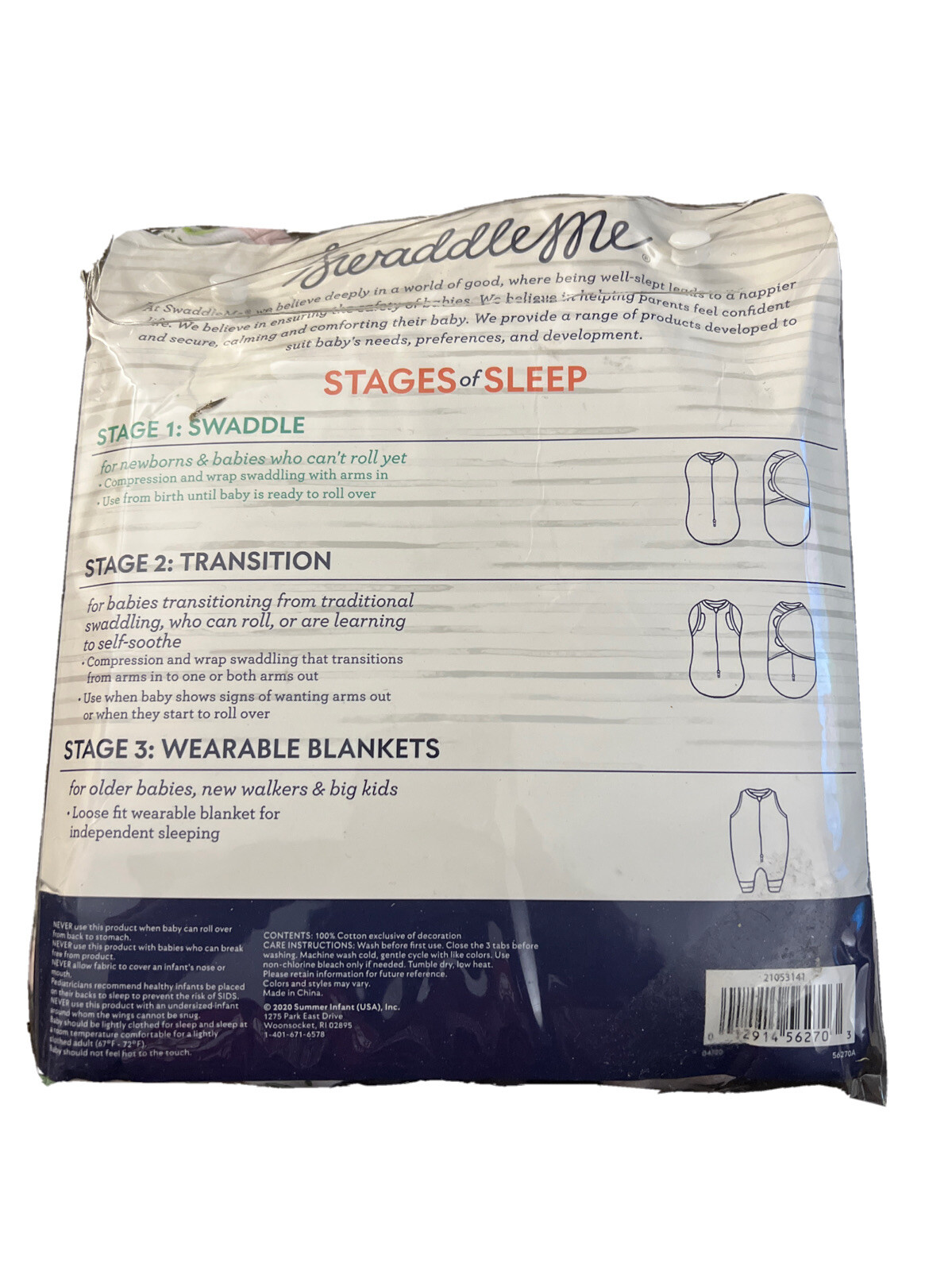 SwaddleMe Original Swaddle 3 PK Coral Days SM for sale online eBay